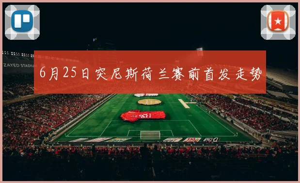 6月25日突尼斯荷兰赛前首发走势